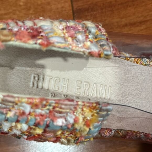 NWOT Ritch Erani NYFC Tweed Tweed Pattern D'Orsay Pumps Women's Size 37 - Picture 8 of 10